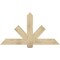 Ekena Millwork Kennewick Rough Sawn Timber Gable Bracket, Douglas Fir, 60"W x 32"H x 2"D x 6"F, 13/12 Pitch GBW060X32X0206KEN00RDF - alternate 1